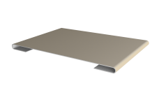 Планка стыковочная Grand Line 0,45 Drap TX RAL 1015 светлая слоновая кость (2м)