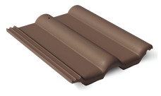 Рядная черепица Braas Франкфуртская коричневый распродажа