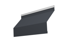 Ламель забора жалюзи Милан Grand Line 0,5 Satin RAL 7024 мокрый асфальт