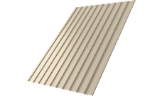 Профнастил С8A в01 Grand Line 0,45 Принт Элит Молочное дерево TwinColor