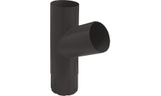 Тройник трубы GL PU Matt 90 мм RR 32 темно-коричневый