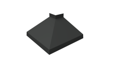 Угол отлива внешний 100 0,5 PurLite Matt с пленкой RAL 7016 антрацитово-серый