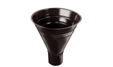 Воронка водосборная большая Grand Line ПУ 250/90мм RAL 8017 шоколад