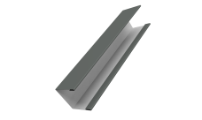 Крышка жалюзи Milan Slim 0,45 PE RAL 7005 мышино-серый (2,5м)