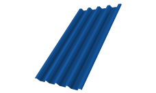 Профнастил Н60R v01 Grand Line 0,7 PE RAL 5005 сигнальный синий