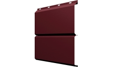 ЭкоБрус Grand Line 0,45 ПЭ с пленкой RAL 3005 красное вино