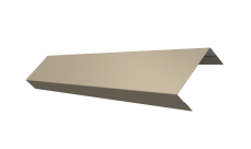 Ламель лицевая 50 забора жалюзи Texas 0,45 Drap TX RAL 1015 светлая слоновая кость