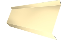 Планка примыкания в штробу 60 Grand Line 0,45 PE с пленкой RAL 1015 светлая слоновая кость (2м)