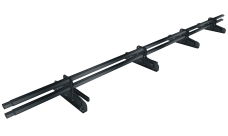 Снегозадержатель трубчатый для фальца Premium 40х20 RAL 7016 (3м) оцинкованное