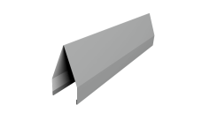 Ламель забора жалюзи Tokyo new 0,5 Satin RAL 9006 бело-алюминиевый