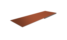 Планка финишная 48х25 0,5 PurLite Matt RAL 8004 терракота (2м)