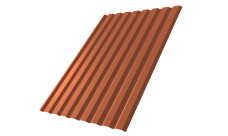 Профнастил С20A Grand Line 0,5 Velur X RAL 8004 терракота