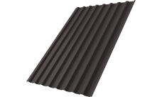 Профнастил С20B Grand Line 0,5 Сатин RR 32 темно-коричневый