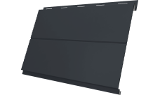 Вертикаль line Grand Line 0,45 Drap с пленкой RAL 7024 мокрый асфальт