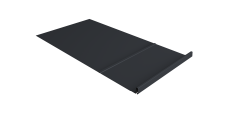 Элемент обхода Кликфальц Pro Grand Line правый 0,45 Drap RAL 7024 мокрый асфальт