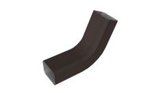 Колено стока гофрированное Vortex Lite Matt 76х102мм RR 32 темно-коричневый