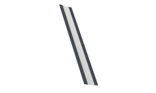 Крепежная планка для забора жалюзи Milan, Milan Slim, Tokyo Grand Line 0,5 Drap TX RAL 7024 мокрый асфальт (2м)