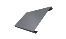 Ламель лицевая 200 забора жалюзи Texas Grand Line 0,45 PE RAL 7004 сигнальный серый