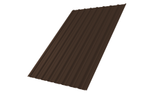 Профнастил С10A 0,7 PE RAL 8017 шоколад