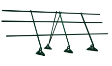 Ограждение кровельное Grand Line 1,2х3 RAL 6005