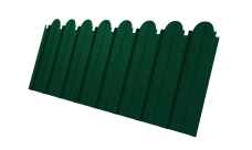 Профнастил C10A фигурный Grand Line 0,45 PE RAL 6005 зеленый мох