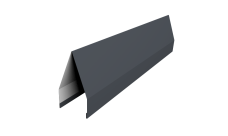 Ламель забора жалюзи Tokyo new 0,5 Satin Matt TX с пленкой RAL 7024 мокрый асфальт