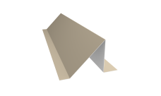 Планка снегозадержания 0,5 Satin с пленкой RAL 1015 светлая слоновая кость (2м)