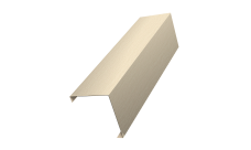 Декоративная накладка на столб универсальная угловая 60х60 для забора жалюзи 0,45 Print Elite Milky Wood TwinColor (2м)