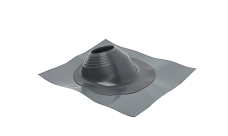 Проходной элемент MF угловой №3.1 (280-460мм) +185 EPDM (металлический окрашенный фланец) серый