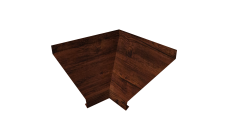 Угол отлива внутренний 200 0,45 Print Elite с пленкой Cherry Wood TwinColor