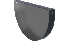 Заглушка торцевая универсальная Optima 185мм RAL 7024