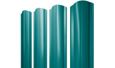 Штакетник Круглый фигурный 0,45 PE RAL 5021 водная синь