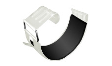 Соединитель желоба GL PE 125 мм RAL 9003 сигнальный белый