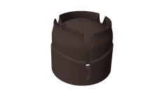 Колпак Krovent Hupcap 270 new коричневый