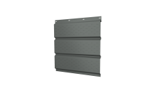 Софит металлический Grand Line полная перфорация 0,45 PE с пленкой RAL 7005 мышино-серый