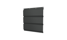 Софит металлический Grand Line центральная перфорация 0,5 PurPro Matt 275 с пленкой RAL 7016 антрацитово-серый