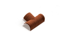 Элемент T-образный коньковый для композитной черепицы Metrotile терракотовый