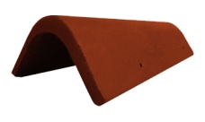 Боковая универсальная черепица Braas красный