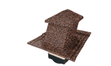 Вентилятор кровельный для композитной черепицы Metrotile HV15-15 MetroViksen кофе