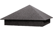 Колпак на столб 390х390мм 0,45 Базальт Американо Дарк