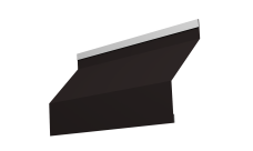 Ламель забора жалюзи Milan new Grand Line 0,5 Satin с пленкой RAL 9005 черный