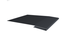 Планка начальная 0,45 Drap-double TX RAL 7024 мокрый асфальт (2м)