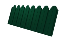 Профнастил C10B фигурный Grand Line 0,5 Satin RAL 6005 зеленый мох