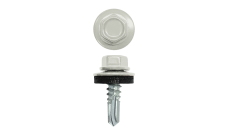 Саморез по металлу 5,5х19 (250шт) сверло №3 RAL 9002