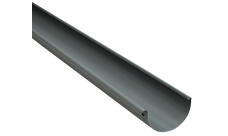 Желоб полукруглый GL PU Matt 125 мм 3 м RAL 7024 мокрый асфальт