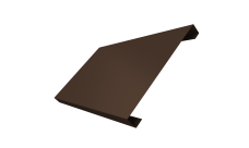 Ламель лицевая 200 забора жалюзи Texas 0,5 Atlas X RAL 8017 шоколад