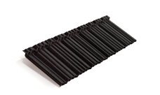 Лист композитной черепицы Metrotile MetroShake 2 черный