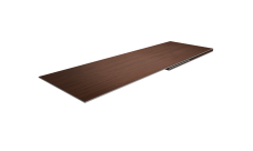 Планка финишная 48х25 Grand Line 0,45 Print Elite Choco Wood TwinColor (2м)