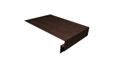 Планка околооконная сложная 250х50х18 (j-фаска) Grand Line 0,45 Print-Double Premium Antique Wood (2м)