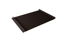 Кликфальц Grand Line 0,5 Satin с пленкой на замках RAL 8017 шоколад